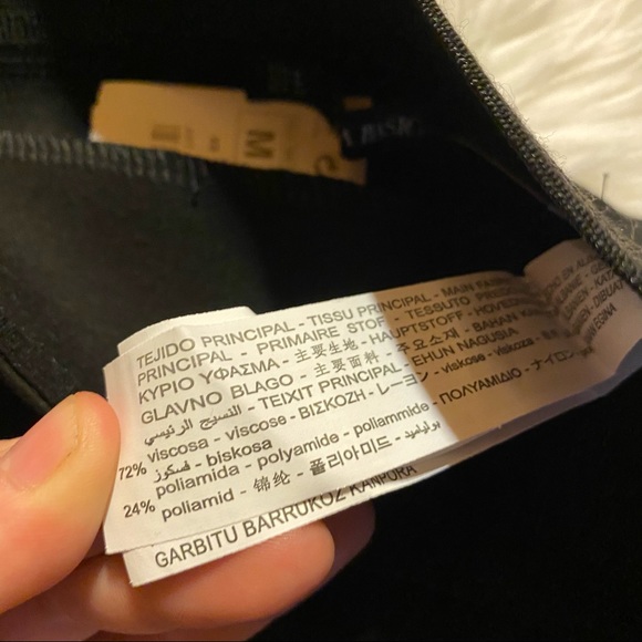 Zara Red & Black SnakeSkin Print Leggings NWT Med - Picture 7 of 9